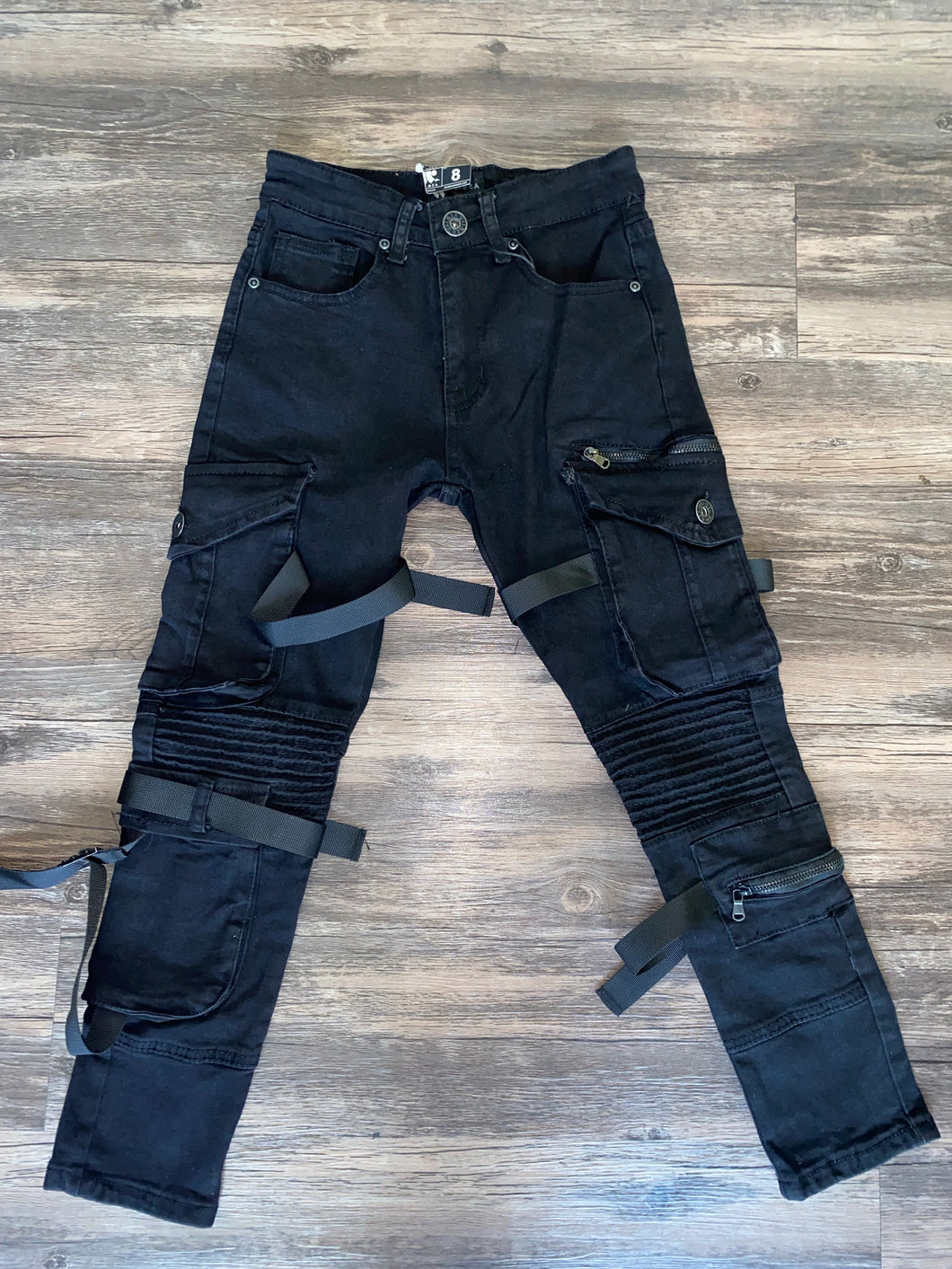 Streetwear printed cargo baggy jeans - W38 / Black | Baggy jeans, Street  wear, Baggy